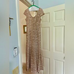 Champagne Sequin Gown